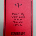 1983-10-1 Nashville Phone Numbers